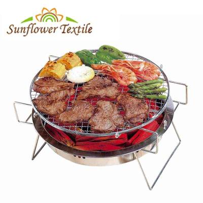 China 30x20cm Edelstahl-Grill-Holzkohlen-Grill ringsum Mini Folding zu verkaufen
