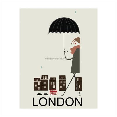 China Paris modern top abstract illustration robot singers hand-painted creative painting abstract party for sale