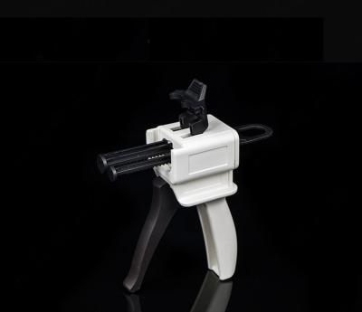 Cina pistola materiale dell'iniezione del corpo della luce della pistola del silicio dell'erogatore dell'impressione manuale dentaria del silicone di 1:1 25ml in vendita