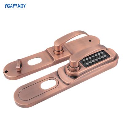 China Zinc Alloy YG800 Outdoor Waterproof Villa Door Courtyard Mechanical Code Lock for sale