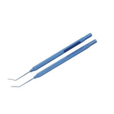 China Lewicky Reusable Lens Surgery Instruments Hook Eye Titanium Ophthalmic Instruments IOL Manipulation Hook for sale
