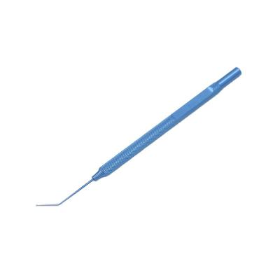 China Reusable Reusable IOL Hook Medical Jaffe-Bechert Lens Core Rotator Surgery Operation Instruments Hook for sale