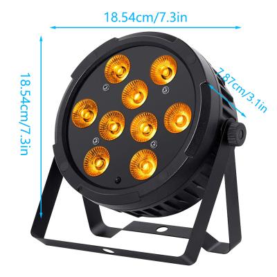 China DJ Club LED stage light 9x4W DJ Party Lights RGBW DMX512 Disco Effect Stage Lighting With 8 Channel Decoration For Decoration for sale