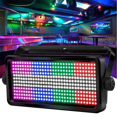China Stage LED Stage Strobe Light 100W RGB 3IN1 DMX Control Sound For Wedding DJ Party Dance Disco Music Wedding Theater Stage Lighting Eff for sale