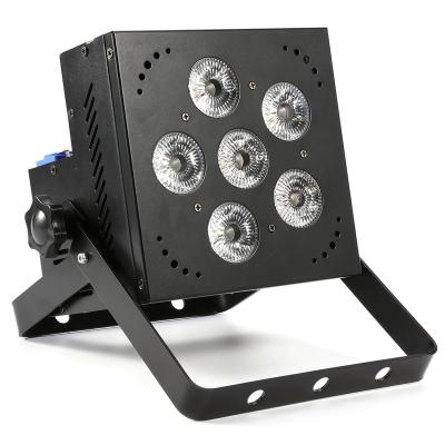 China Mobile venues Wireless Battery Powered Led Par RGBW or RGBWA+UV Wedding Party Dj Stage Par Light LED Battery Powered Wireless Uplights for sale