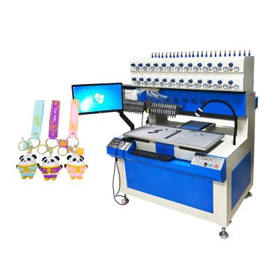 China 24 kleuren 2D 3D zachte PVC rubber patch badge maken dispensing machine Te koop