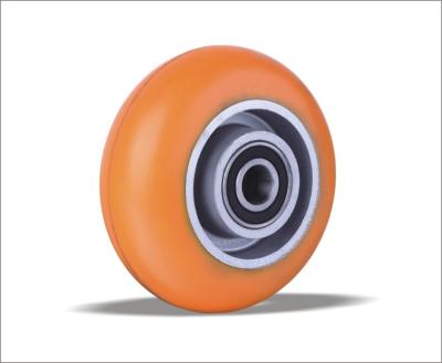 China High Quality Industry Stock 4-8in Ball Bearing Center Polyurethane PU Skateboard Aluminum Wheels for sale