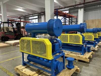 Cina 10KPA - 80KPA Soffiatore per radici a tre lobi, utilizzato per il trattamento dell'acqua e il trasporto pneumatico in vendita
