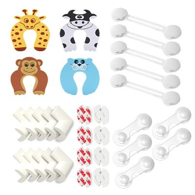 China Protect Custom Cheap Multicolor Baby Safety Kit Amazon Baby Safety Kit Colorful Corner Set Locks for sale