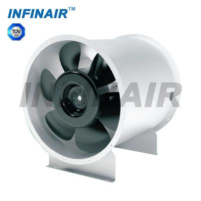China fire & Two Speed Smoke Fume Extraction INFINAIR Low Noise Galvanized Housing Fans Industrial nz for sale