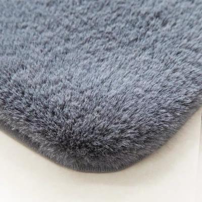 China Washable Shaggy Rug For Living Room Bedroom Luxury Faux Fur Blanket Soft Faux Fur Rug Rug Blanket for sale