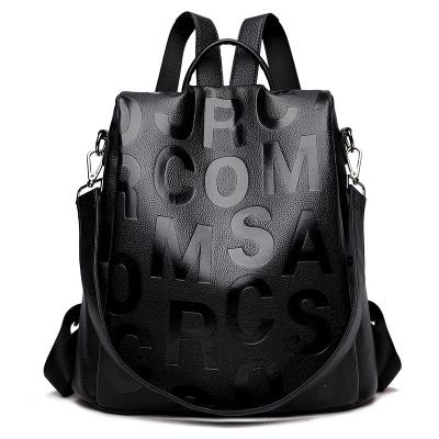 China Waterproof Three-Dimensional Pattern Men's Letter Bag Rise Backpack Bags Laptop Packs Backpacks Men for sale