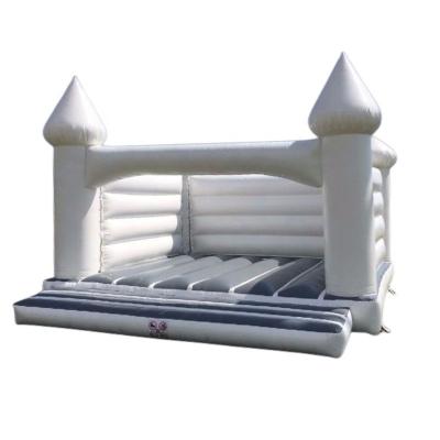 Κίνα Commercial White Wedding Toddler Bouncy Castle Inflatable White Jumping Castle Bounce House προς πώληση