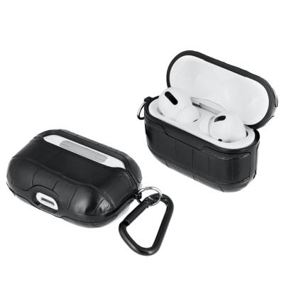 China Eco-friendly Designer Custom Shockproof Wireless Earbuds Cover Filling Luxury Leather Case For Apple Airpods pro for sale