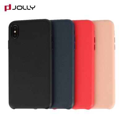 China Sturdy Phone Case For iPhone XS Max Wholesale Slim Leather Case Back Cover for sale