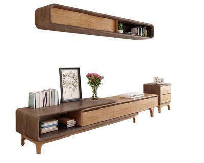 China New Modern Retractable Sign MDF Living Room TV Cabinet TV Stand for sale