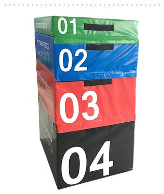 China Wholesale Durable Factory Price Gym PVC Jump Box Fitness Jumps Workout Boxes for sale