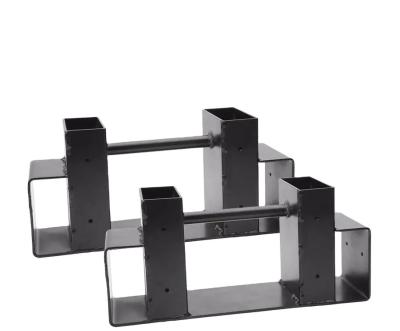 China Conjunto de soportes para portafuegos de madera para chimeneas en venta