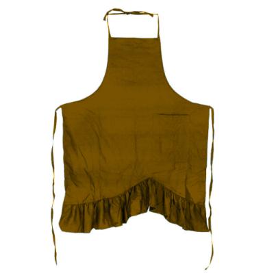 China New Comfortable Women High Quality Cotton Cooking Apron House Cleaning Apron for sale