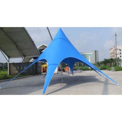 China Waterproof Campertent Brand Customized Single Logo Star Shade High Peak Tent For Outdoor Event for sale
