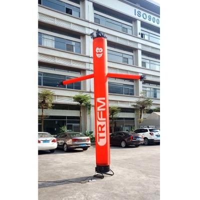 China 2019 high quality single leg waterproof inflatable sky air dancers/inflatable air duct man manufacturer for sale