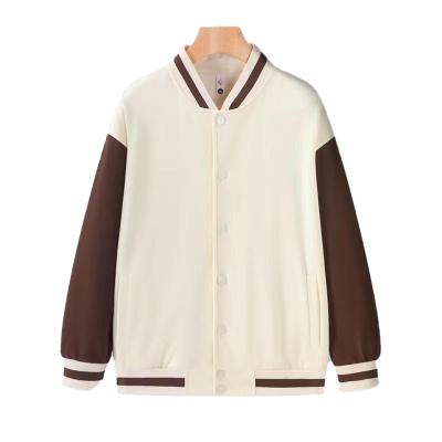 China Anti-wrinkle High Quality Windproof Varsity Jacket Custom Logo Single-breasted Shoulder Drop Baseball Jacket For Men for sale