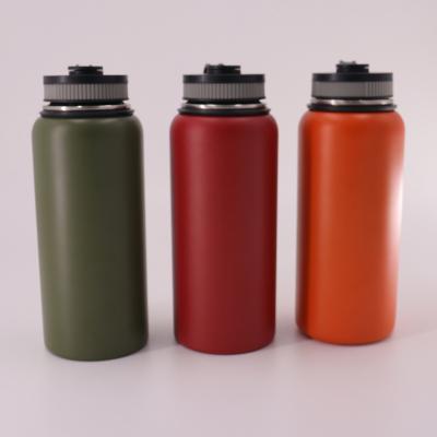 China Large Capacity 304 Stainless Steel Outdoor Sports 1000ml Stainless Steel Insulation Kettle for sale