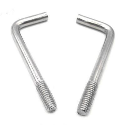 China Steel J L Type m10 m20 m30 Stainless Steel Base 10mm Anchor Bolts for sale