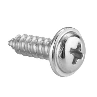 China Health Care Cross Recessed Pan Head Tapping Screws With Collar for sale