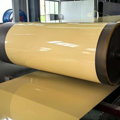 China Gauge 0.68mm thickness polyester color coated aluminum sheets for production Gutters for sale