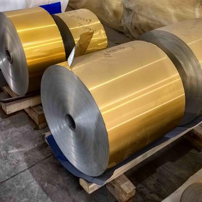 China Lacquer polyester AA8011 O 0.08-0.11mm thickness used for building roofing insulation for sale