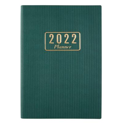 China Printed Gold Foil Printing Logo Soft Cover Goals Journal Customize 365 School Planner Notebook 2022 for sale