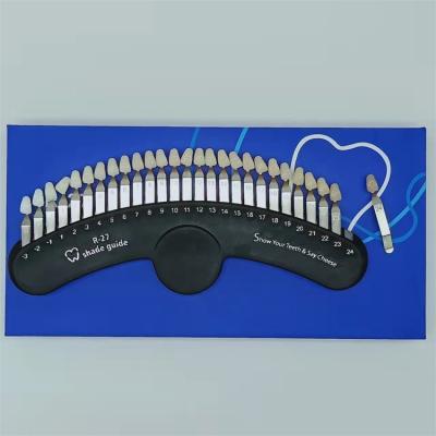 China Durable High Quality Whitening Teeth Shade Guide Dental Tooth Color Comparator Guide for sale