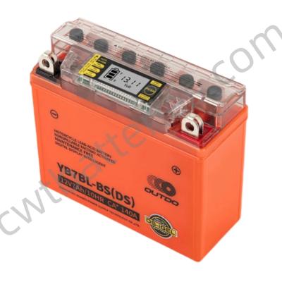 China Batería de plomo y ácido de motocicleta 12V 7Ah en venta