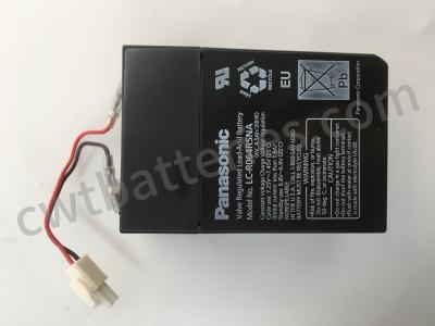 China Rechargeable Panasonic LC-R064R5NA Used Batteries Valve Regulated Lead Acid Battery 6V 4.5Ah 20HR for sale