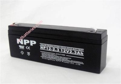 China NP12-2.3 12V 2.3Ah Vrla Battery Rechargeable Sealed Lead Acid Battery New Original for sale