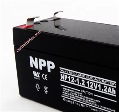 China NP12-3.2 12V 3.2Ah Vrla Battery New Original Black Color Maintenance-Free Battery for sale