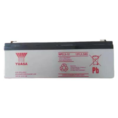 China YUASA NP2.3-12 UPS Battery 12V 2.3Ah DC Valve-Regulated Lead-Acid Batteries Replacement for Storage System for sale