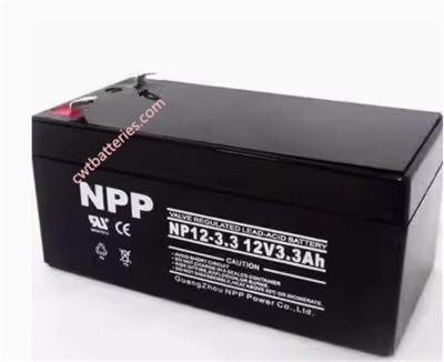 中国 NP12-3.3 12V 3.3Ah Vrla バッテリー メンテナンスフリー バッテリー 新品 オリジナル パワーストア 販売のため