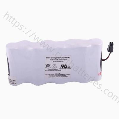 中国 ドレイガー MS18340 MS14234 リチウムイオンバッテリー インフィニティ・ヴィスタ DELTA GAMMA XL SC 6002XL 14.8V 5200mAh 販売のため