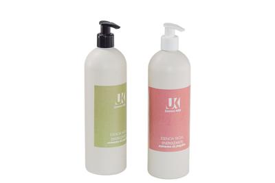China 400ml PMU inorganic biodegradable packaging bottle with 100% PP Mono cosmetic pump for sale