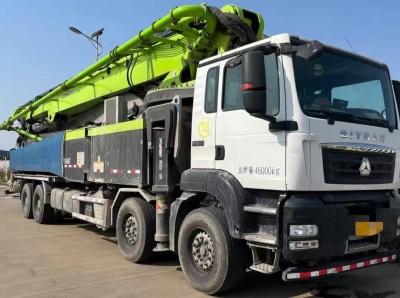 Chine 2022 Zoomlion 62m avec châssis Sitrak Boom à commande à distance Camion hydraulique monté Camion à pompe à béton pour la construction prêtmix à vendre