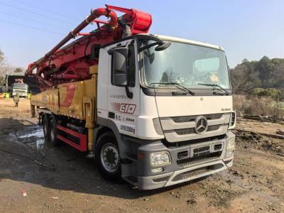 Chine Approbation de la pompe à béton montée sur camion ISO 2019 Sany Marque 52M Machines de construction utilisées Système C10 avec châssis Benz à vendre
