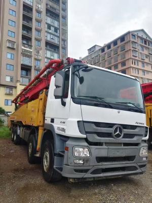 China Truck Mounted Concrete Pump 2019 year Sany Brand 56M Used Construction Machinery C8 System With Benz Chassis 4-axle for sale