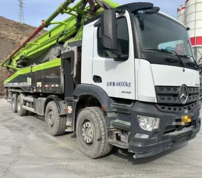 China Hot selling China Luxury used concrete pump truck for heavy equipment rental 2020 year Zoomlion 56M with Benz chassis Few kilometers for sale