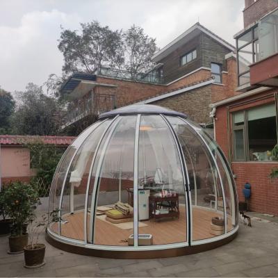China Mobile room theme restaurant Scenic area room outdoor transparent sun room for sale