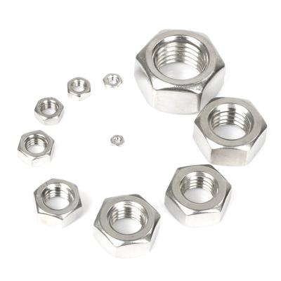 China Heavy Industry Custom Matched High Security GB6170 Stainless Steel Custom Sturdy Hex Nuts China Standard Hex Nuts for sale
