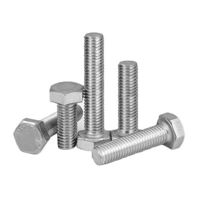 China Stainless Steel 304/316 Stainless Steel Hex Head Bolt DIN931 Outer Hex Screw Directly From Manufacturer for sale