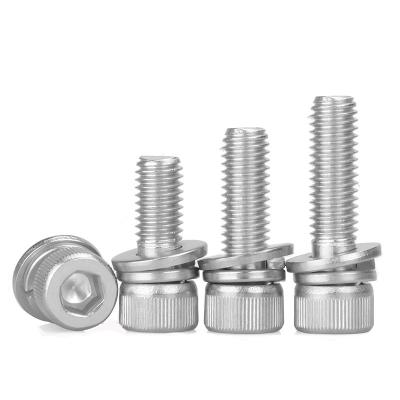 China HEX Stainless Steel M6 Hex Socket Cylinder Head Screw And Fasteners Supplier 304 A2-70 for sale