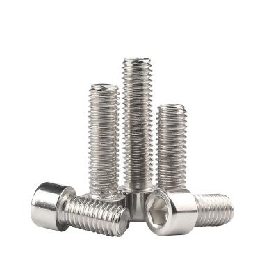 China Cheese Made In China Hexagon Thread Machine Screw Fastener 304/316 A2 A4 Stainless Steel Metric Hex Socket Head Screws for sale